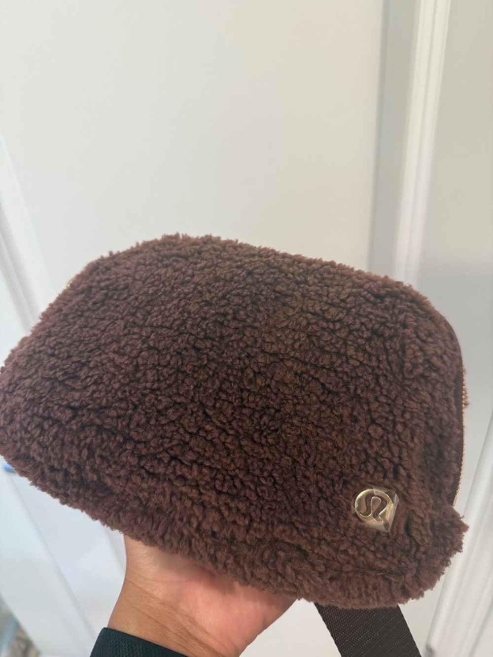 lululemon athletica Brown Sherpa Crossbody Bag